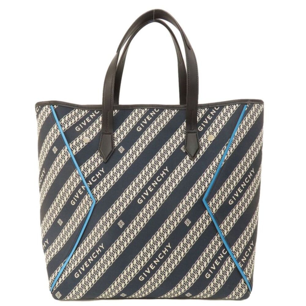 Givenchy Shoulder Bag Navy Canvas Tote Bag (Pre-Owned) - Picture 11 of 11